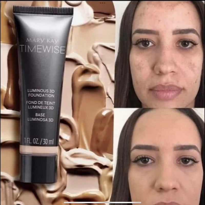 Mary Kay TimeWise Luminous 3D Foundation 1 Fl oz. / 30 ml - Ivory N 160 - Image 2
