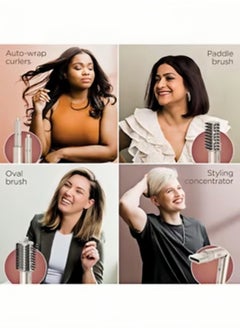 Shark FlexStyle Air Styling & Drying System, 5 in 1 Hair Dryer Curly Brush & Multi-Styler with Auto-Wrap Curlers, Paddle Brush, Oval Brush, Concentrator Attachment  - Image 3