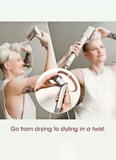 Shark FlexStyle Air Styling & Drying System, 5 in 1 Hair Dryer Curly Brush & Multi-Styler with Auto-Wrap Curlers, Paddle Brush, Oval Brush, Concentrator Attachment  - Image 2