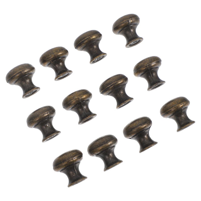 Vintage Zinc Alloy Cabinet Knobs 12 Pack Single Hole Kitchen Cupboard Door Handles - Image 2