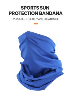 SOWUGI 2Piece Sun UV Protective Neck Gaiter Breathable Face Mask Face Cover Outdoor Cycling Neck Scarf  - Image 2
