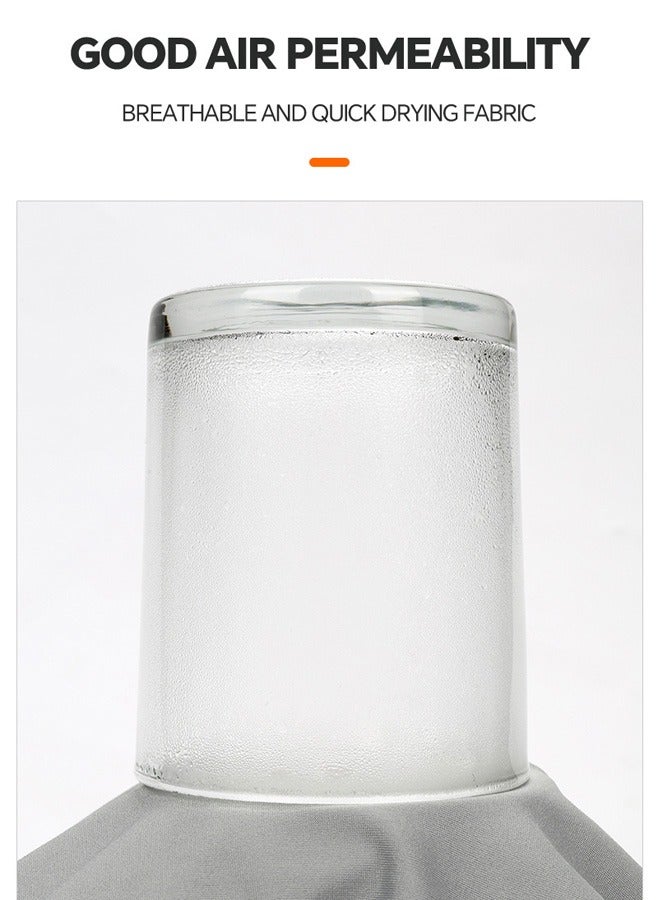 صوجي قطعتان من غطاء الرقبة الواقي من أشعة الشمس فوق البنفسجية وقناع الوجه القابل للتنفس ووشاح الرقبة لركوب الدراجات في الهواء الطلق - Image 3