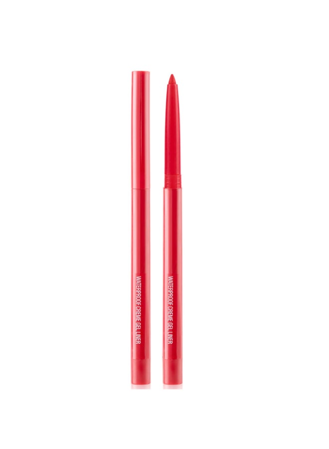DekRion Eyeliner Pen Waterproof Eyeliner Longlasting Red Eye Liner HighPigmented Colorful Eyeliners Easy To Use Eye Liner Pen for Women Red - Image 2