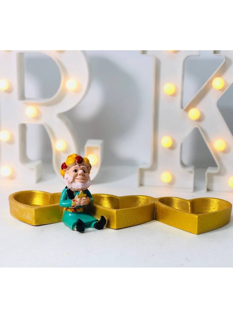 Ramadan Porcelain, Grandfather Fananis and Sheikh Qoloub, Size: 25, Decoration or Sweets and Nuts Plate - Image 3