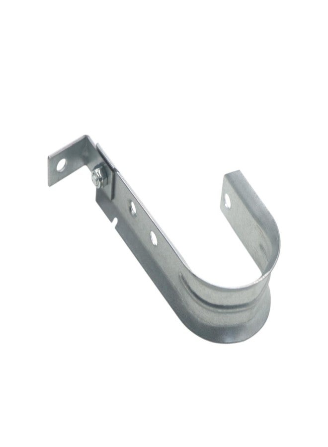 Xadnitu Cable Support J Hook with Angle Clip, 2" Heavy Duty Metal Wire Cable Support J-Hook Hangers for Attaching Horizontal Surfaces & 1/4" Threaded Rod (20 Pack) - Image 3