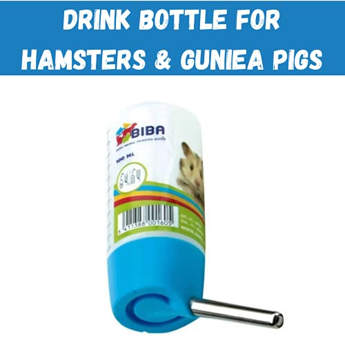 Savic Biba 100ml Leakproof Drinking Bottle – Cage-Attachable Water Dispenser for Hamsters, Rabbits, Guinea Pigs, Kittens, Puppies & Other Small Pets Durable, Drip-Free, Easy to Use & Clean - Image 4
