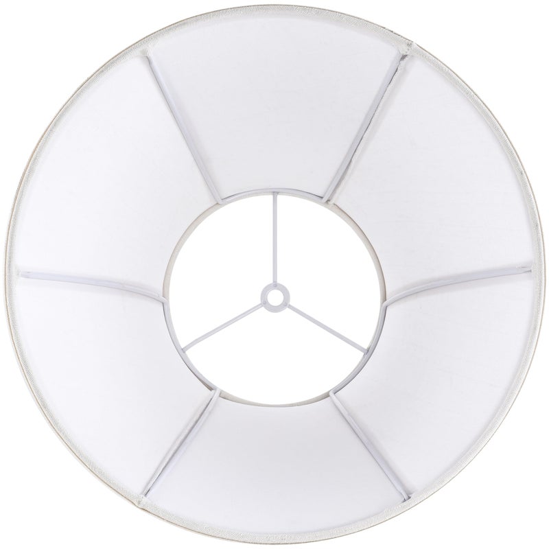 JERHOUS Creme White Bell Lamp Shades Set of 2 Medium Shade 6.7``Top x 13``Bottom x 10``High(Spider) Traditional Lampshade for Table & Bedside Lamp - Replacement Lampshades By JERHOUS - Image 5
