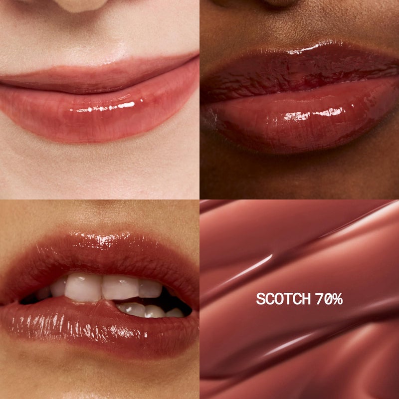 fwee 3D Voluming Gloss 70% (Rich) | Scotch 70% l High Shine, Non-Sticky Lip Gloss for Makeup | Long-Lasting, Moisturizing Gel Formula | 30%, 70% Pigment Options | Stocking Stuffers | 5.3g - Image 2