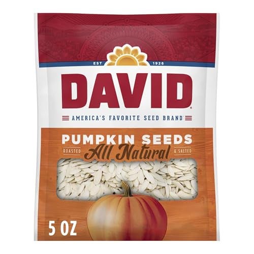 DAVID All Natural Pumpkin Seeds 5 oz Pack of 12 - Image 1