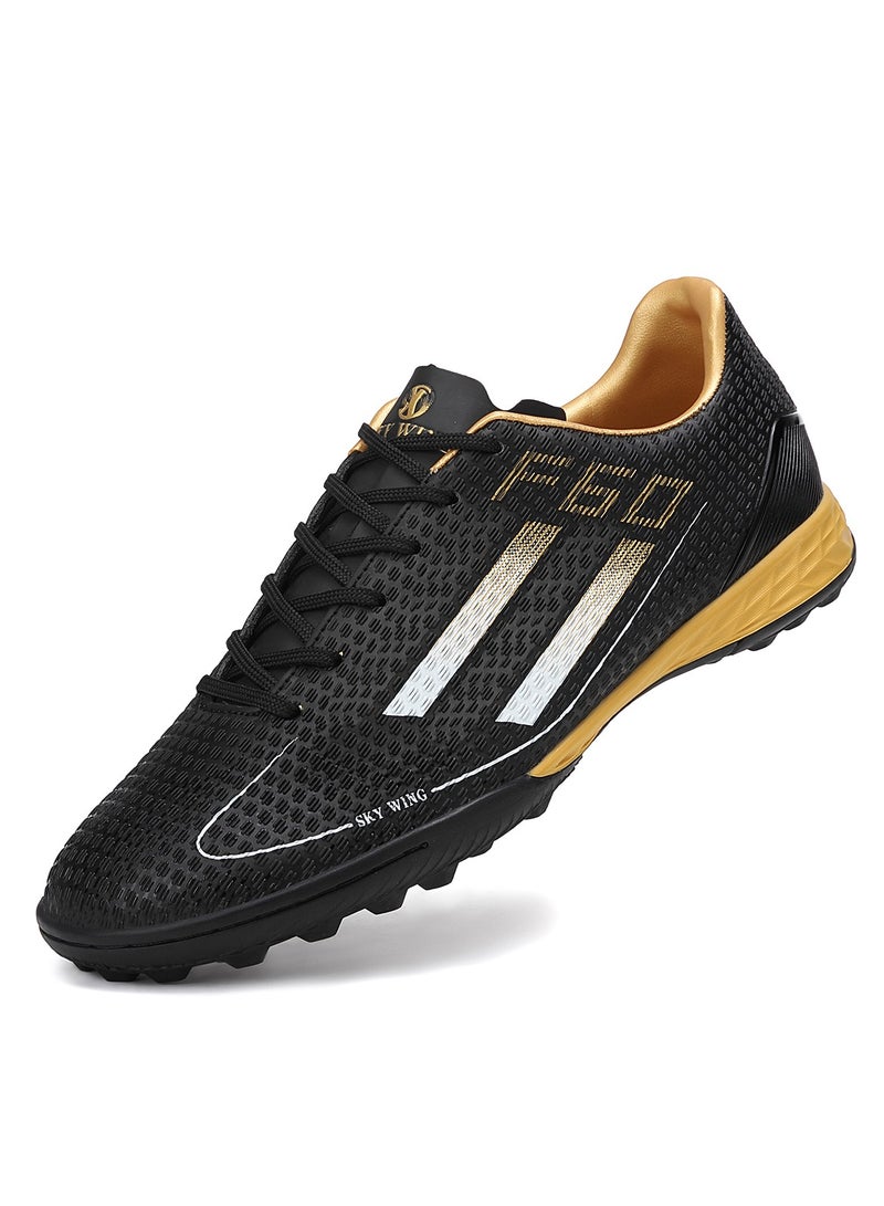 SKY WING Men's And Women's Firm Ground Soccer Cleats Low-Top Football Cleats IC/IN Sole Professional Training Outdoor Lightweight Soccer Shoes - Image 1