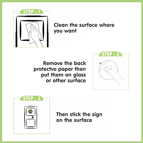 Goelite Acrylic Washroom Sign Board For Stores, Café, Hotel, Restaurant, Business, Shop Self-Adhesive And Waterproof Size : 6 Inch Set of 1 Sign Board (washroom) - Image 5