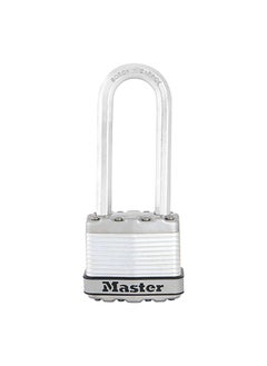 Master Lock Dual Ball Bearing Padlock Silver 2.5inch M1XKADLJCCSEN 