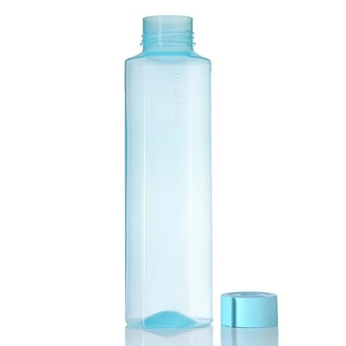 Gluman Fresco Fridge Water Bottle | SET OF 3 | BPA Free | 100% Leak Proof | Office Bottle | Gym Bottle | Home | Kitchen (Sky Bue) - Image 2