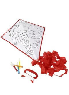 Vitacelli Diy Kites For Kids Kite Making Kit Bulk Decorating Coloring Kite Blue Beach Kite For Outdoor Games And Activities  - Image 2