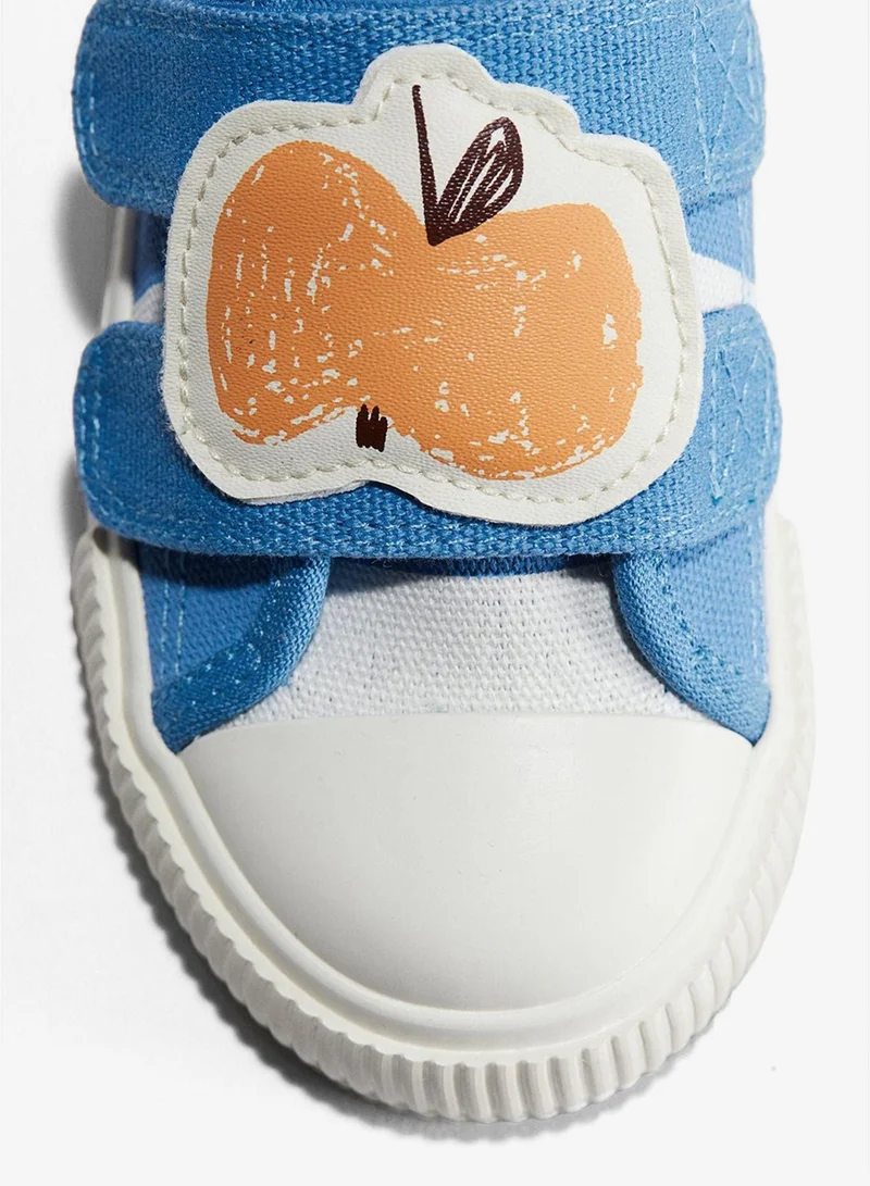 H&M Cotton canvas trainers