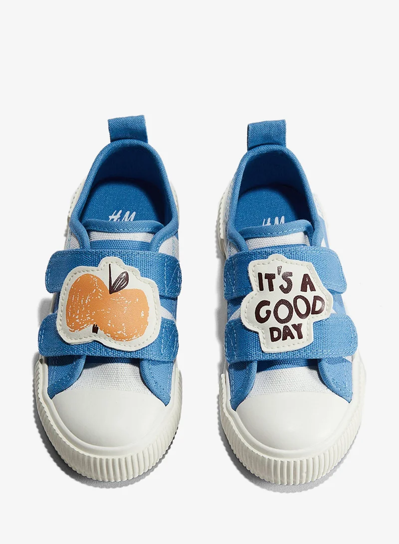 H&M Cotton canvas trainers