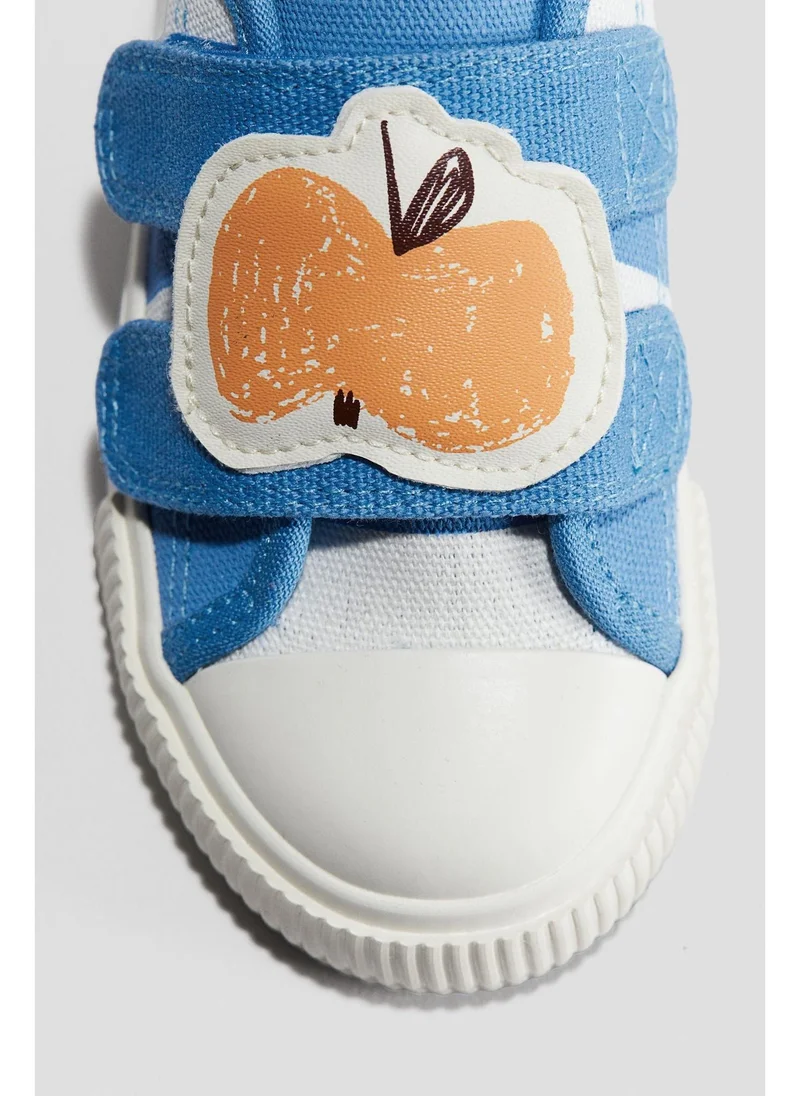 H&M Cotton canvas trainers
