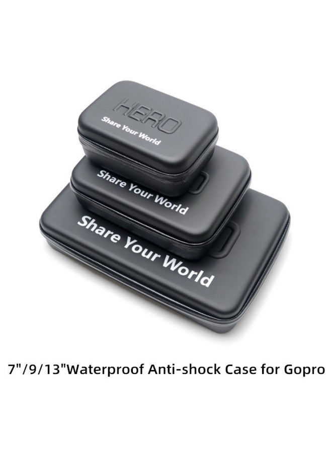 Suitable For Gopro Hero5/6/7/4/3 Camera Bag Small Ant Suitable Diving Bag Storage Bag Camera Bag-Color:PU Trumpet - Image 1
