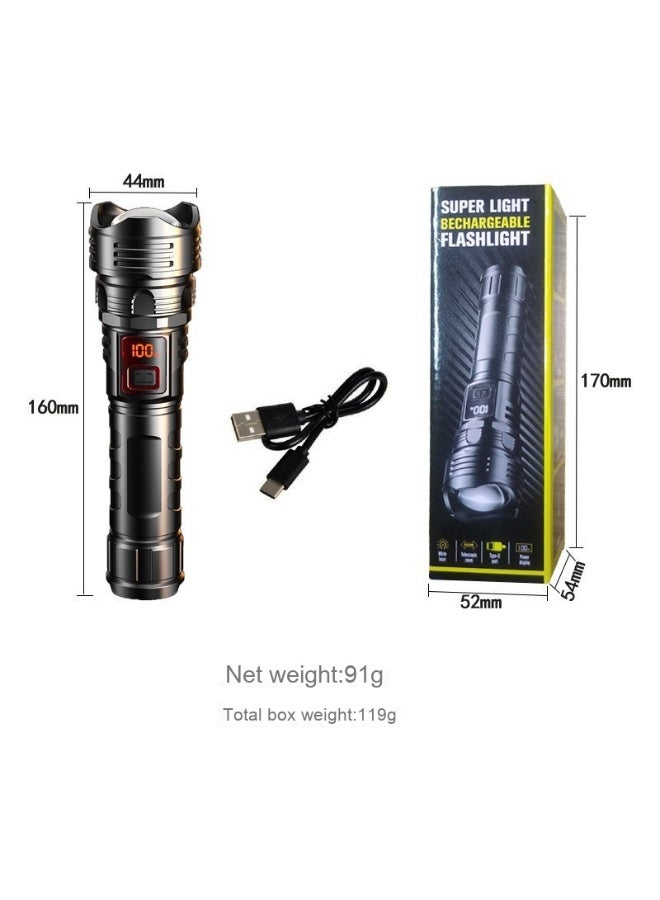 NIBEMINENT Ultra Bright Rechargeable LED Flashlight - Essential for Outdoor Adventures