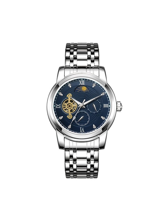 Sharpdo Men's Multifunctional Mechanical Stainless Steel Quartz Watch  - Image 1