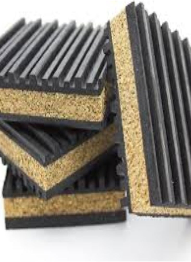 KNP KNP Anti-Vibration Pad (3"x 3") is a product designed to absorb and reduce vibrations, making it useful in a variety of applications.  - Image 1