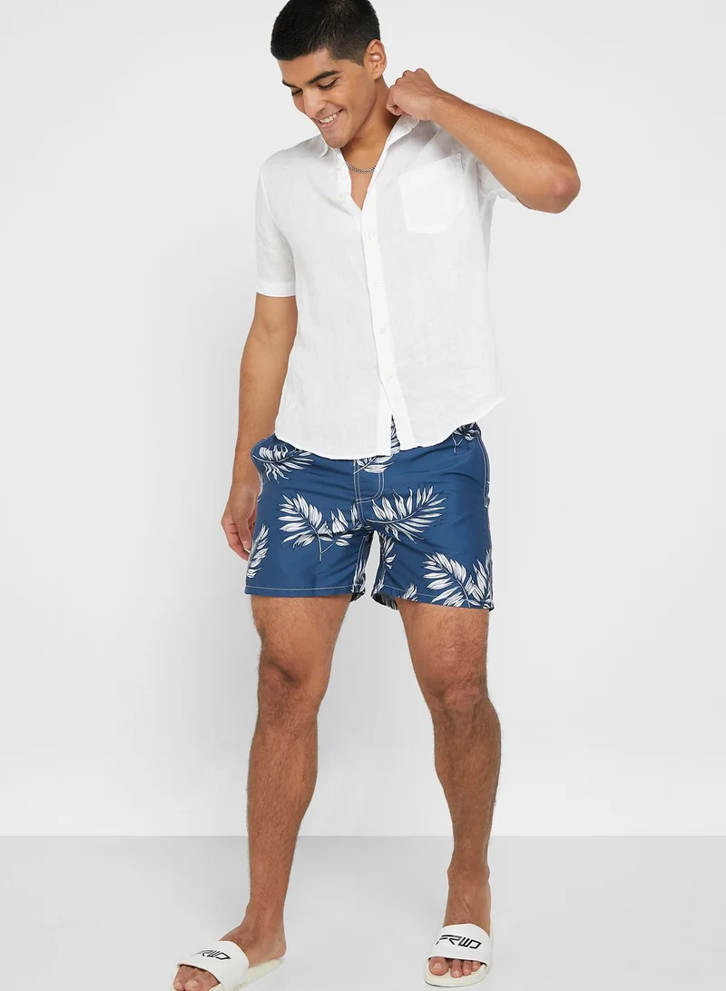 Seventy Five Leaf Swimshorts