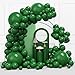 YMSZ Green Balloons Garland Arch kit 114pcs Dark Green Latex Balloon with Different Sizes for Birthday Graduation Christmas St Patricks Day Summer Jungle Forest Party Decorations - Image 2