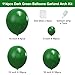 YMSZ Green Balloons Garland Arch kit 114pcs Dark Green Latex Balloon with Different Sizes for Birthday Graduation Christmas St Patricks Day Summer Jungle Forest Party Decorations - Image 4