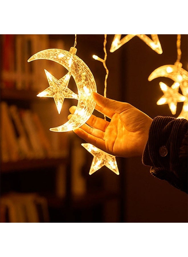 Ramadan Lights,Ramadan Decorations for Home,Moon Star Ramadan Lights For Home Decoration - Image 3