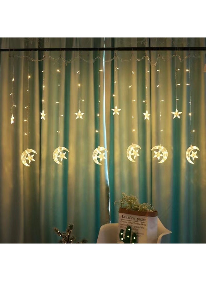 Ramadan Lights,Ramadan Decorations for Home,Moon Star Ramadan Lights For Home Decoration - Image 2