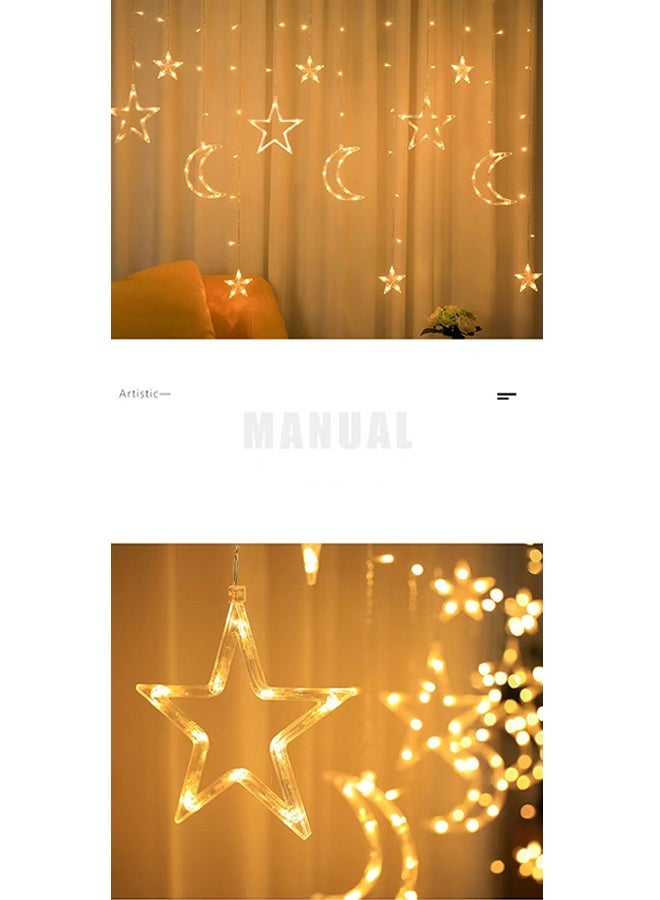 Ramadan Lights,Ramadan Decorations for Home,Moon Star Ramadan Lights For Home Decoration - Image 5