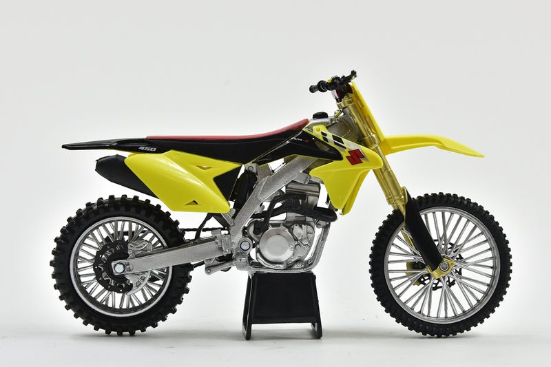 NewRay New-Ray 1/12 Suzuki RM-Z450 2014 Suzuki Motocross/Off-Road Bike, Yellow, (57643) - Image 3