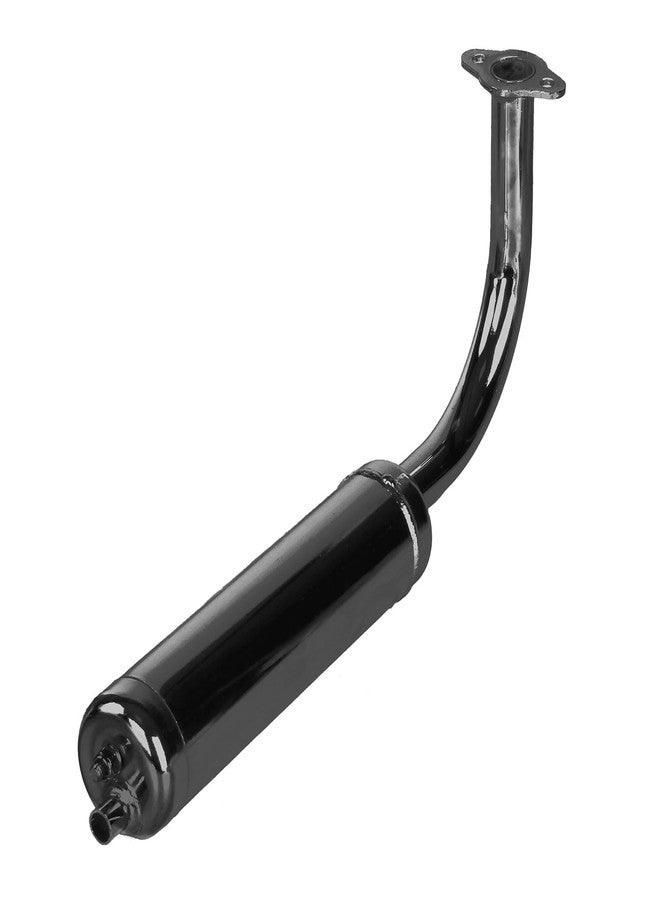 SUNQIAO Motorized Bicycle Exhaust, Bicycle Muffler Silence for 49cc 50cc 60cc 66cc 80cc 100cc Motorized Bicycle (Black) - Image 4