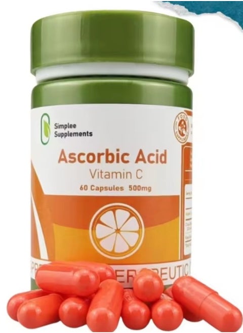 Simplee Ascorbic Acid/Vitamin C Capsule Supplement