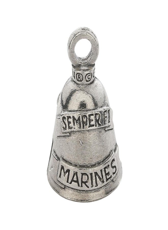 Guardian Bell Marines Bell Good Luck Bell w/Keyring & Black Velvet Gift Bag | Motorcycle Bell | Lead-Free Pewter | Good Luck Gift to Friends & Family | Bike Bell | Made in USA - Image 2