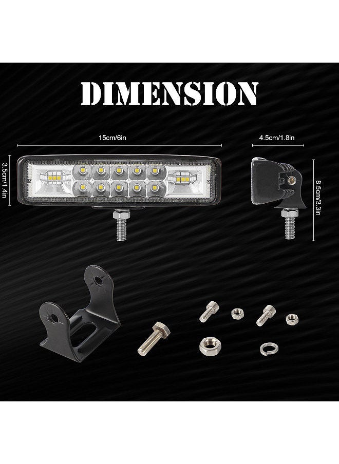 Generic 1Pcs 6 Inch LED Pods Light Bar 60W LED Work Light Bar Driving Fog Light Waterproof Flood and Spot Combo Beam Lights for Trucks Off Road ATV UTV Trailer  - Image 5