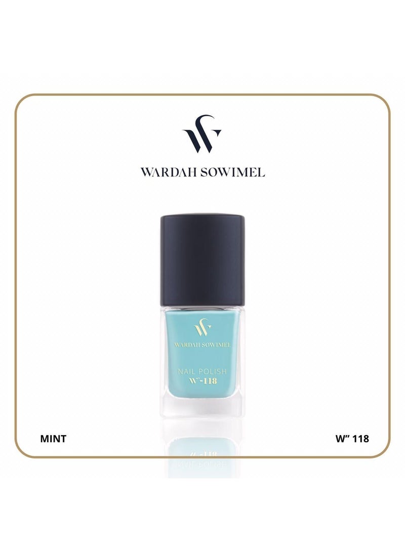 وردة صويمل طلاء أظافر من وردة صويمل - مينت - W118 - Image 3