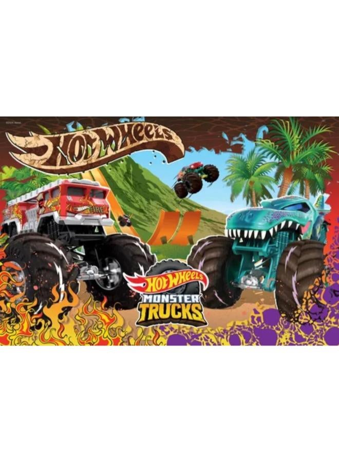 Lisciani Hot Wheels MOnster Trucks Puzzle - 60 Pieces - Image 2