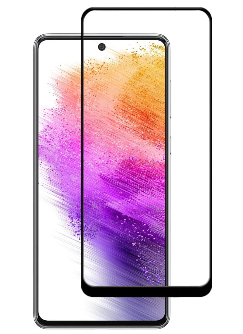 ACLIX Antistatic ESD Dustproof Premium Quality High Definition Tempered Glass Screen Protector Designed For Samsung Galaxy A73 5G - Image 1