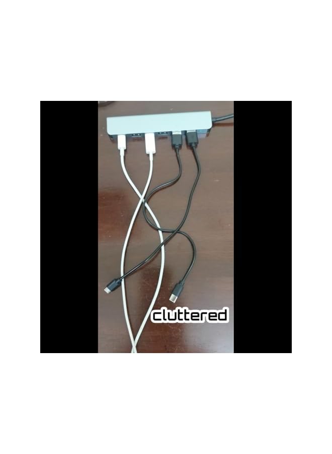 S-TOP Double Sided Reusable Cable Ties with Hook and Loop 30PCS Wire Ties – 5"INCH Cable Fastening Straps for Home, Office, Electronics – Black Cord Organizer OR Data cables Management - Image 2