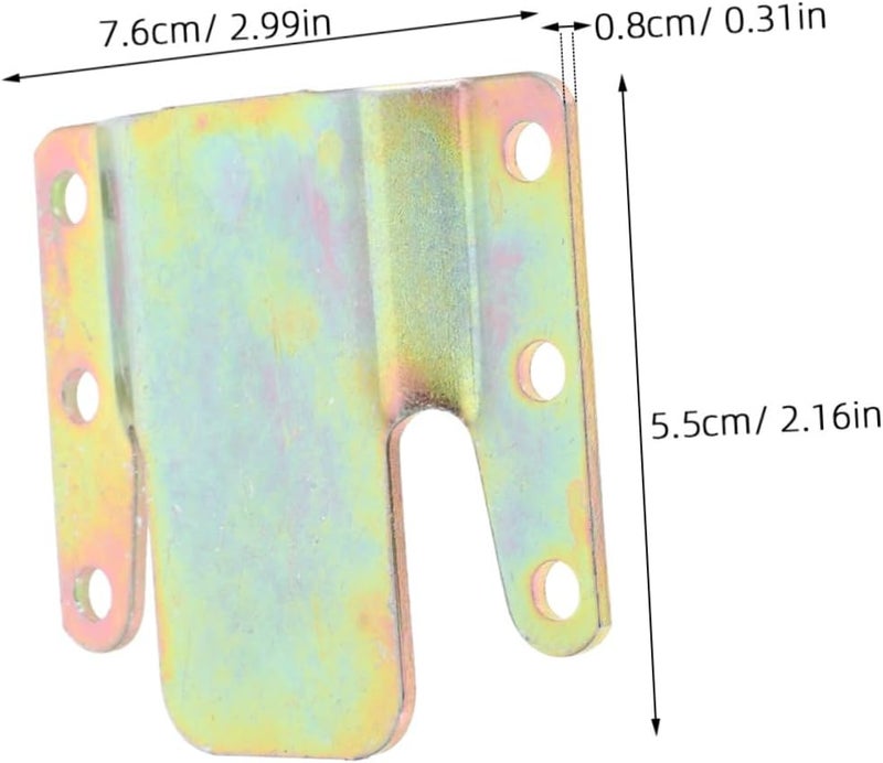 VOSAREA 12pcs Sectional Sofa Connector Clips Metal Linking Parts for Recliners Couch Easy Install Versatile Furniture Connectors for Enhanced Stability Structure - Image 2