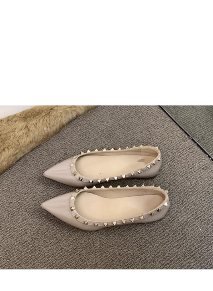 Female French style Soft Soled Flat Sole Single Shoe  - Image 2