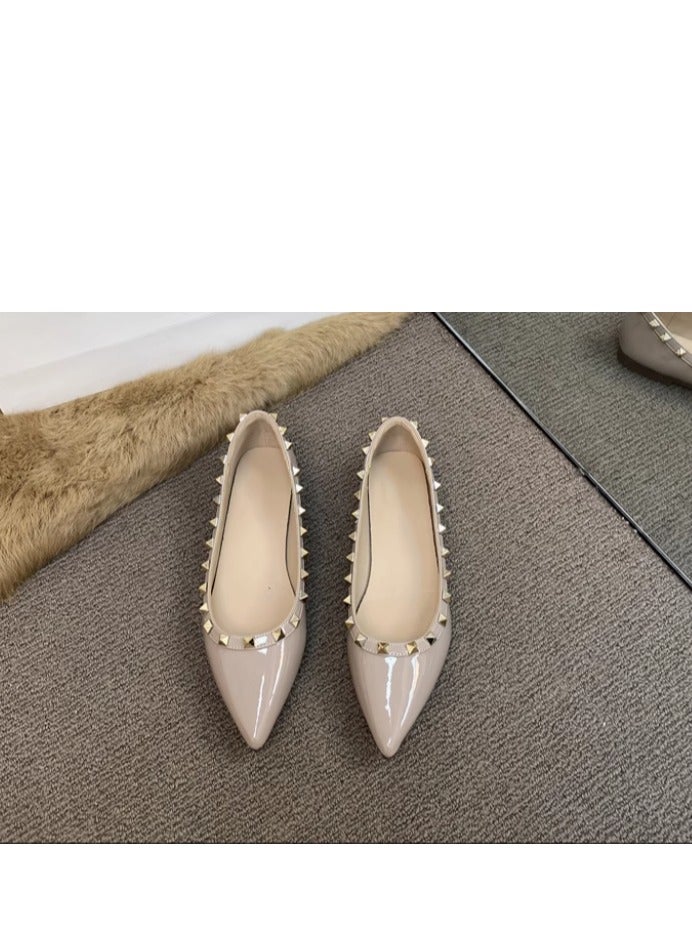 Female French style Soft Soled Flat Sole Single Shoe  - Image 1