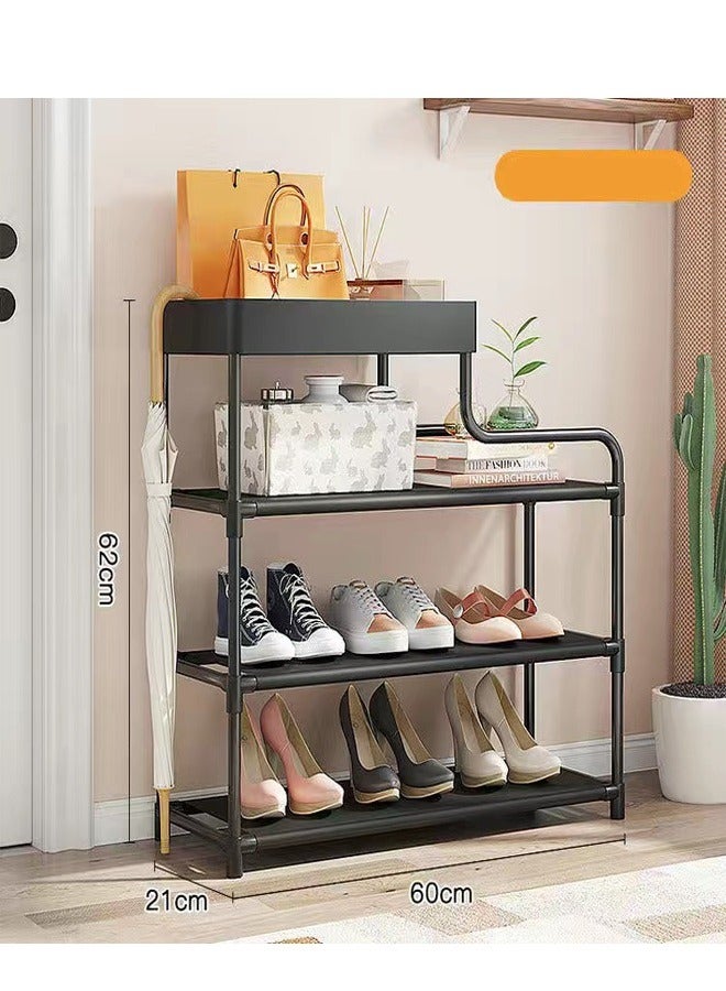 fashionhome 4 Layers Creative Home Cabinet Large Capacity Shoe Organizer Rack Storage Furniture 60 x 21 x 62 CM - Image 5
