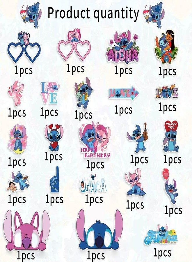 Trifoot 22 Pcs Party Decorations, Cute Photo Booth Props, Cartoon Party Supplies for Girls and Boys, Birthday Party Celebration Decoration Photography Props - Image 2
