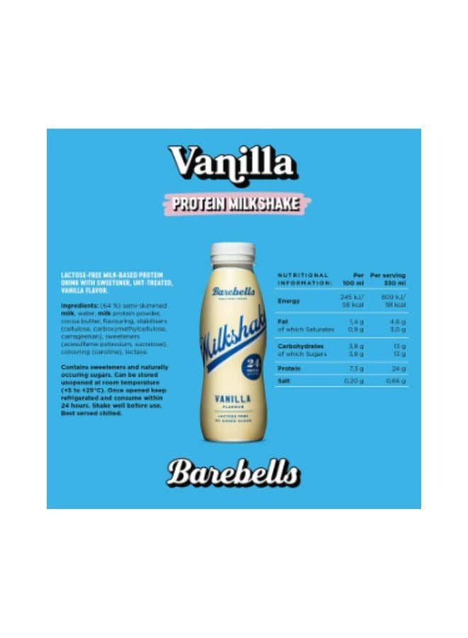 Barebells Protein Vanilla Milkshake 330ml - Image 4
