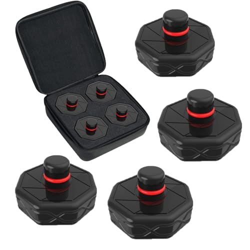 Torin ATSLS001B1 Lifting Jack Pads for Tesla Models 3SXY Enhanced Durability and NonSlip Grip Safely Lift and Secure Your Tesla Protects Battery Chassis and Paint 4 Pack with a Storage Case