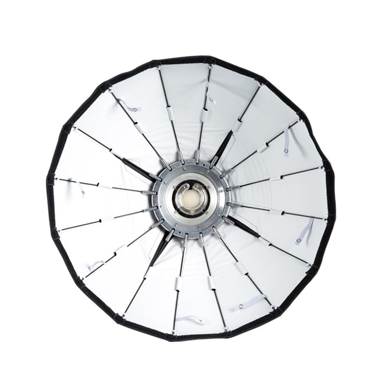 Digitek DBDS-105W 105 سم صندوق جمال ناعم (أبيض)، قابل للطي، قابل للنقل، خفيف الوزن مع تركيب باوين للتصوير وإضاءة الاستوديو مع موزع قابل للإزالة - Image 1