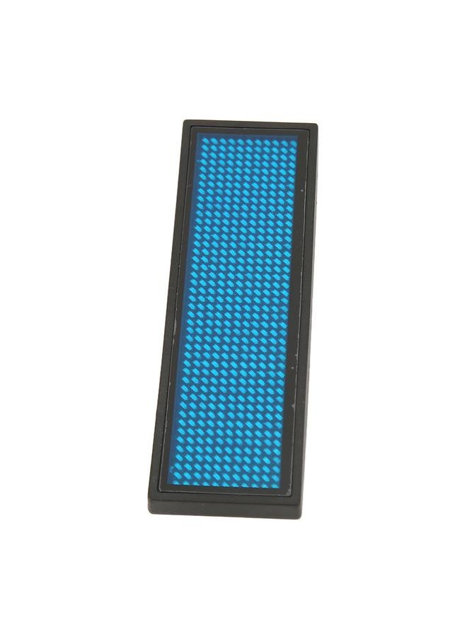 Thoraya LED Name Badge Tag Scrolling Blue Programmable 4 Brightness with Magnet Business Card Screen for Hotel Restaurants  - Image 3