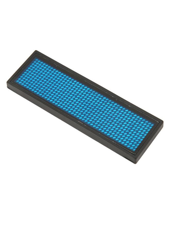 Thoraya LED Name Badge Tag Scrolling Blue Programmable 4 Brightness with Magnet Business Card Screen for Hotel Restaurants  - Image 4